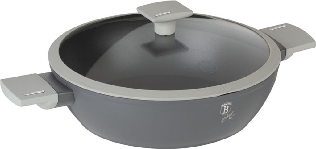 BERLINGERHAUS Runde Backform mit Deckel mit Titanoberfläche 28 cm Aspen Collection BH-7070