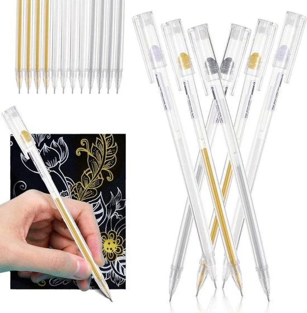 Stylos Dessin Allecto Plus 18 Pièces : Écrire sur Papier Noir Facile