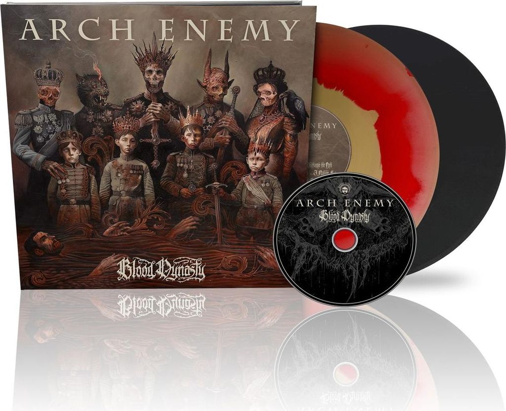 Arch Enemy: Arch Enemy: Blood Dynasty (Limited Deluxe Edition) (LP1: Red/Golden Vinyl / LP2: Black Vinyl) - - (LP / B)
