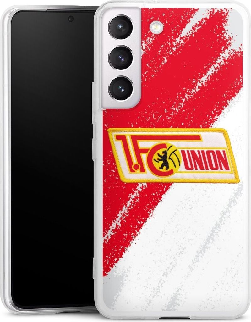 DeinDesign Slim Hülle für Samsung Galaxy S22 Silikon Case Ultra Dünn Handyhülle 1. FC Union Berlin Logo Offizielles Lizenzprodukt
