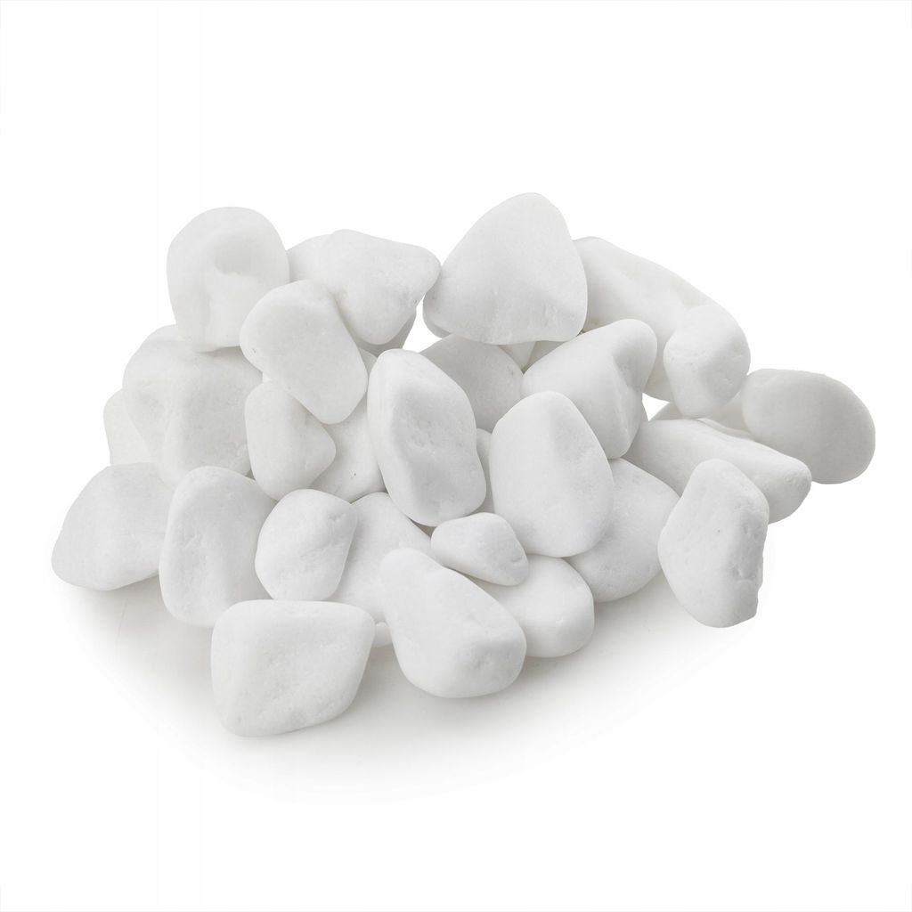 Aquarium Steine Otoczak Schneeweiß 5 kg 4-8 cm Naturstein für Aquarium Deko, Höhlen, Aquascaping und klares Wasser