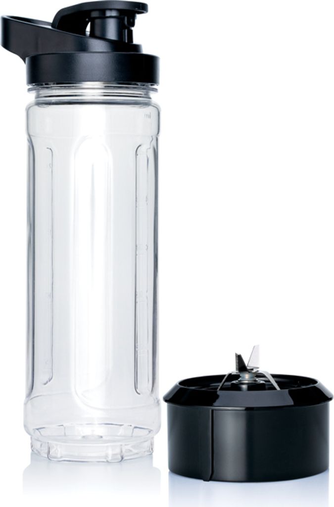 Wilfa Trinkflasche mit Messer für XPlode Mixer WX-2GO transparent