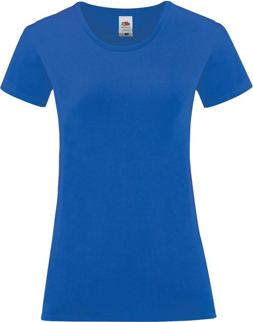 Fruit of the Loom Ladies Iconic 150 T-Shirt Farbe: royal Größe: M