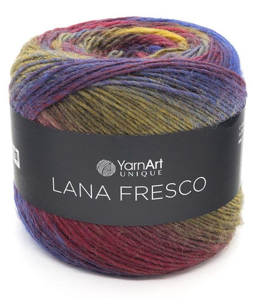 YarnArt Lana Fresco 8108 100 % vlna, příze s barevným Obrázek produktu 