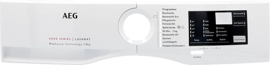 Bedienblende AEG 14006639102/4 für Waschmaschine