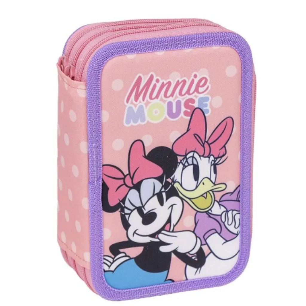 Astuccio 3 Zip Minnie Mouse Cerda Rosa: Recensione e Contenuto Giotto