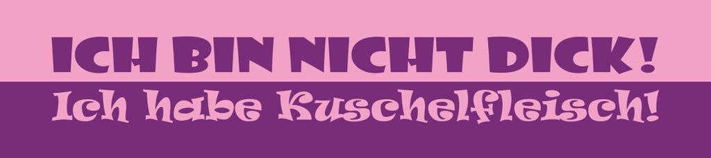vianmo Blechschild 10x46 cm Ich habe Kuschelfleisch