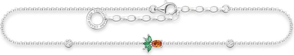 Thomas Sabo Damen Fusskette Ananas silber AK0022-166-7-L27V