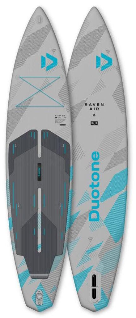 Duotone Stand-Up-Paddleboard Raven Air SLS 12'6'' HELLGRAU Einheitsgröße