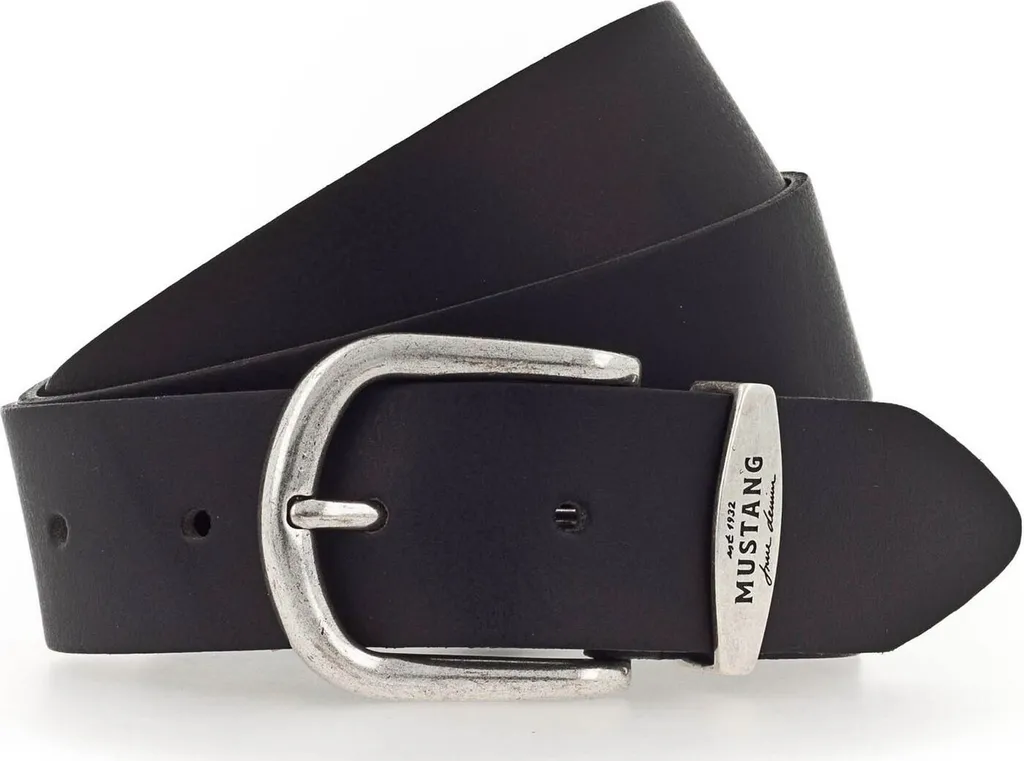 MUSTANG Pelle cintura Classic Women Leather Belt W90 Black nero