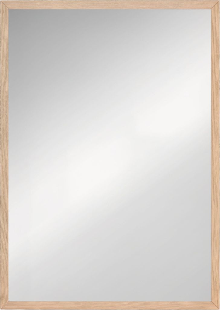 HOMCOM Wandspiegel, 50 x 70 cm, Rahmen in Holzoptik, Produktbild 