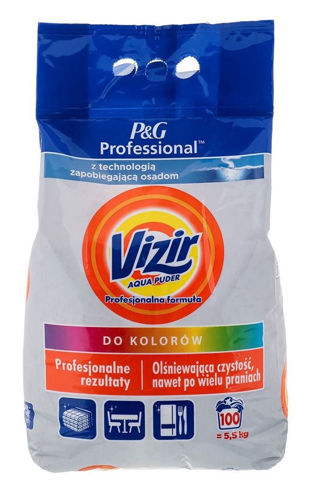 Waschpulver für Buntwäsche - Vizir Aqua 5,5 kg Produktbild 2
