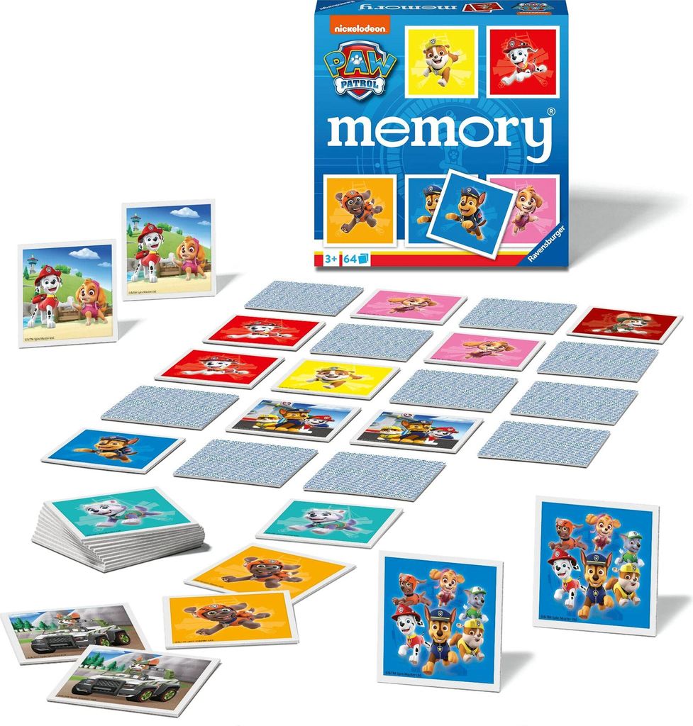 memory® Paw Patrol Ravensburger 20887 Produktbild 