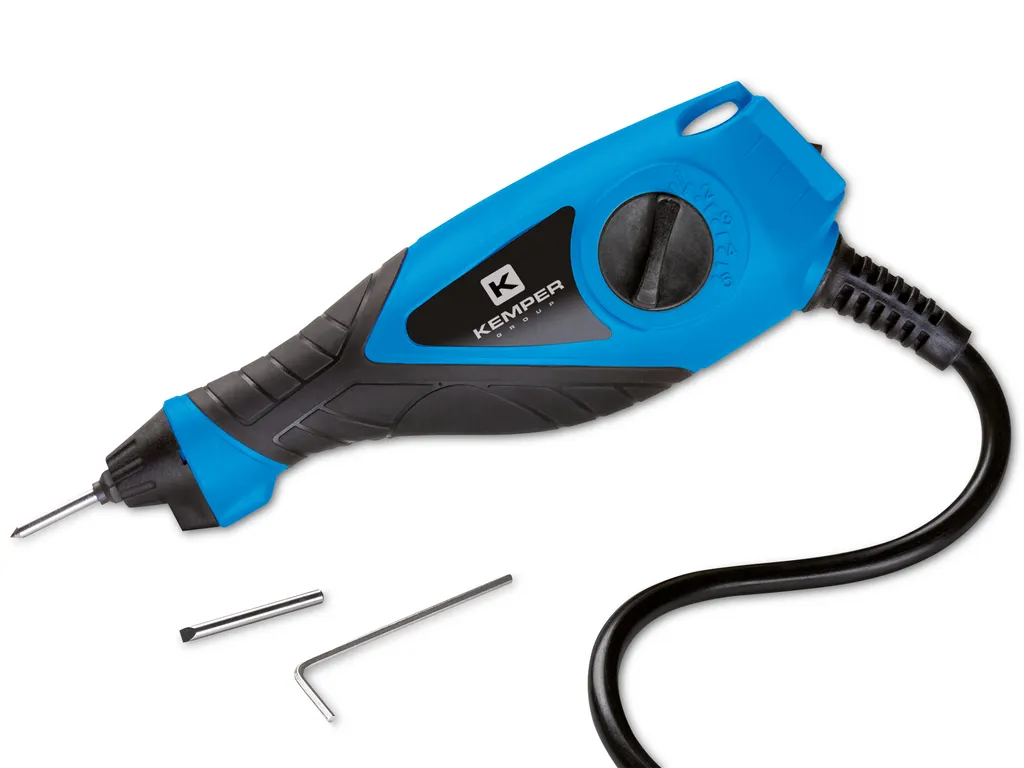 Graveur électrique Kemper 15W avec pointe en carbure pour métal et bois