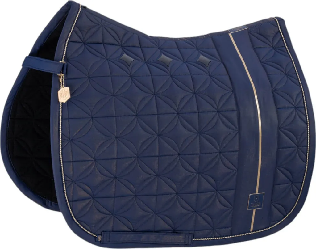 Eskadron Dressage Saddle Pad Heritage 2024 Big Square Glam DL Blu