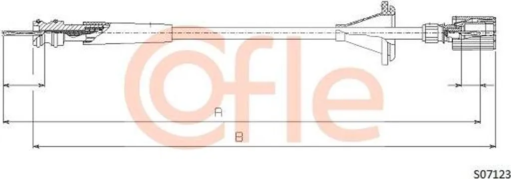 Ricambio Cofle S07123: Cavo Tachimetro OE 6123G6 per Mezzi Commerciali