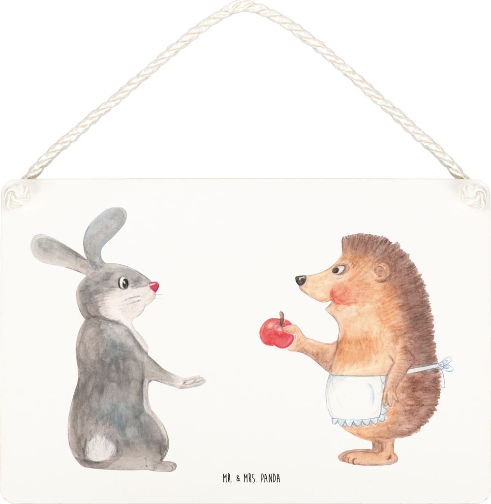 Mr. & Mrs. Panda Schild Hase Igel DIN A5 - Transparent - Geschenk, Lustige Sprüche, Wandbild Holz, Holzschild, Liebe Spruch, Türschild, Herzschme...