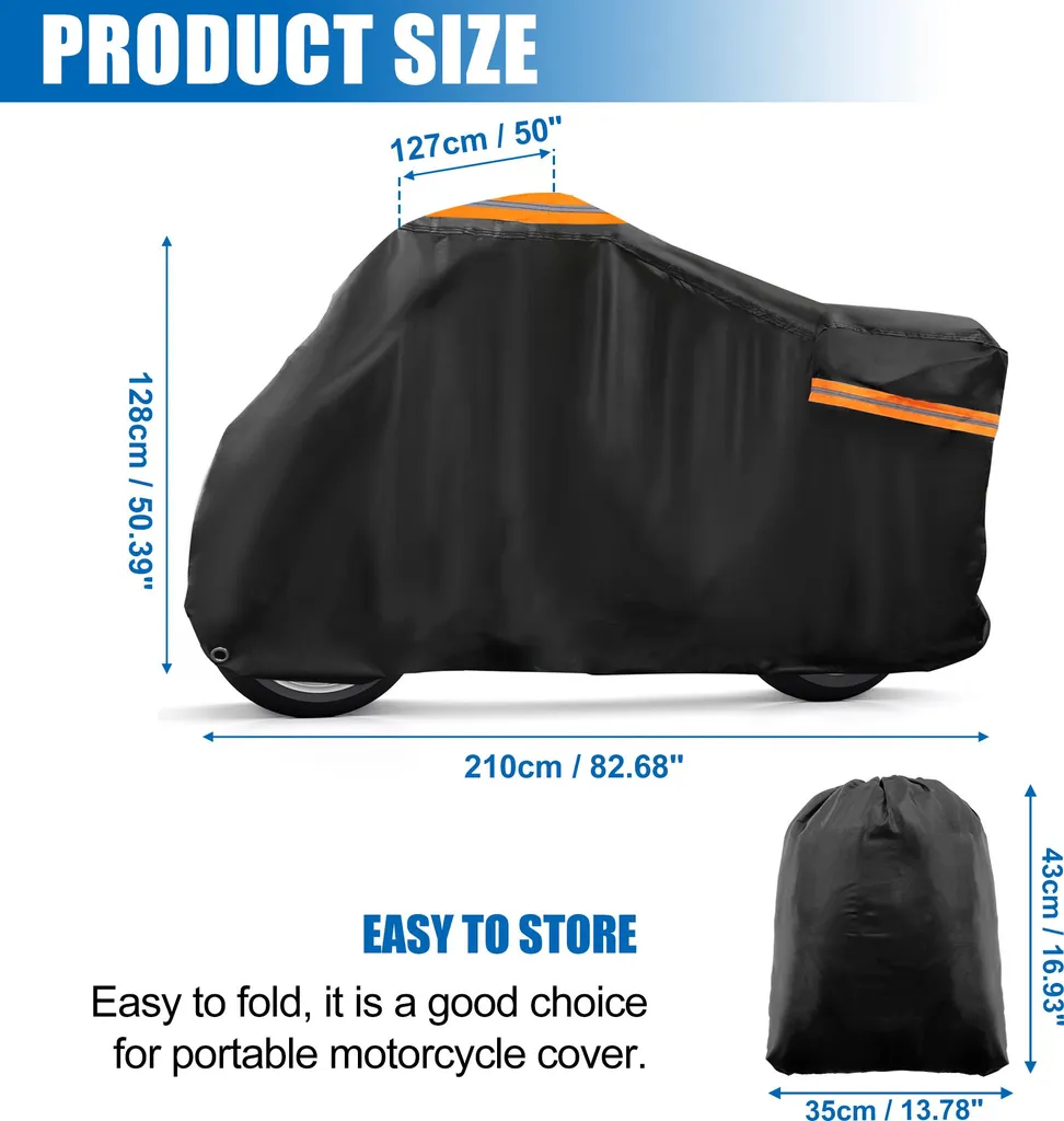Bâche de Protection Moto Intérieur et Extérieur pour Harley-Davidson