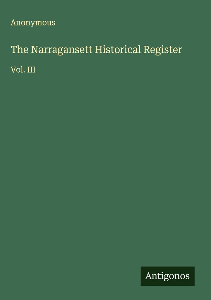 Das historische Register von Narragansett