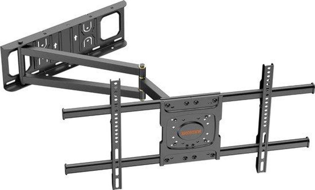 Langreichweite TV-Mount mit 650mm glatter Ausdehnung - Dreh- und Neigbarer Verlängerungswinkel - Geeignet für 32-70 Zoll flache & gekrümmte Fern...