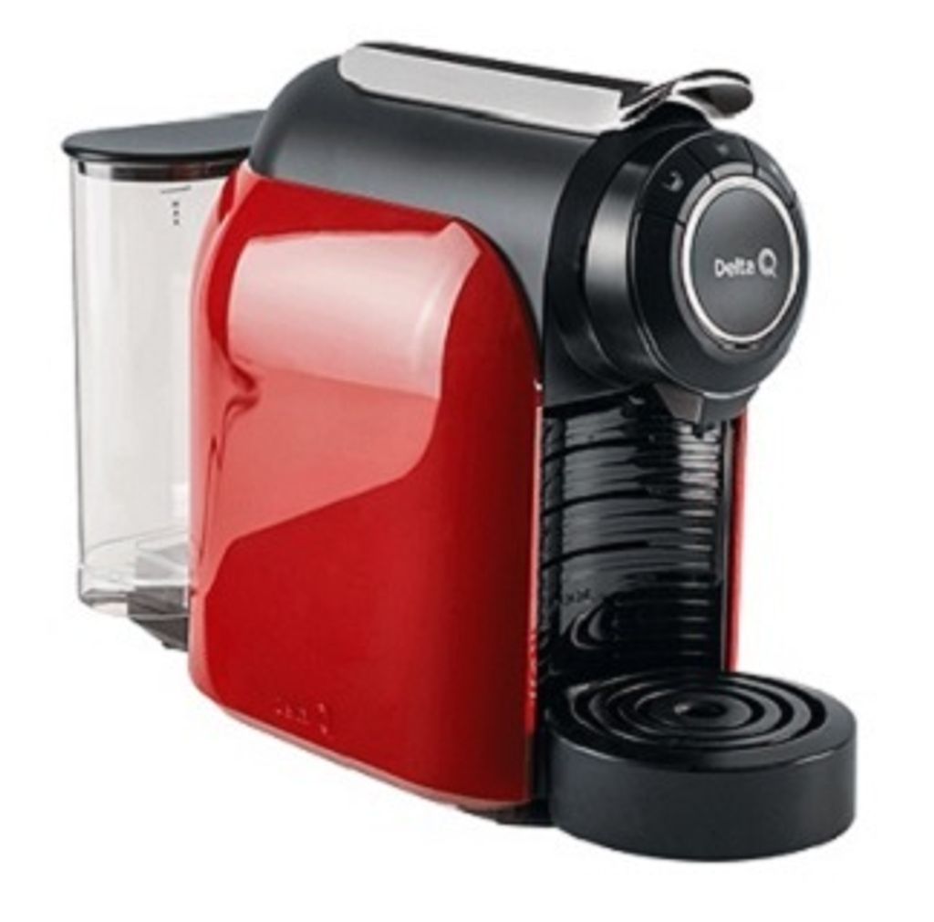 Delta Q Qool Evolution, Pad-Kaffeemaschine, 1 l, Kaffeekapsel, 1200 W, Rot