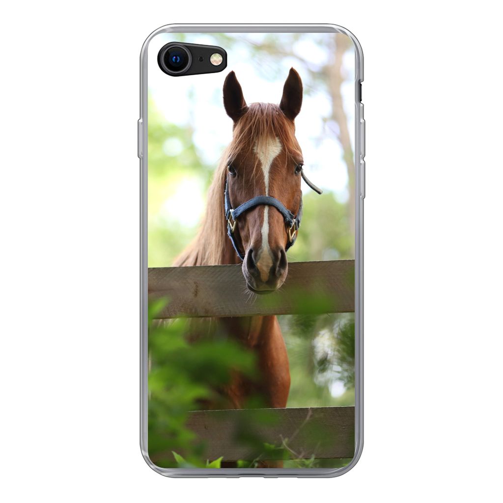 MuchoWow® Handyhülle Schutzhülle Hülle für iPhone 7 Pferd - Produktbild 