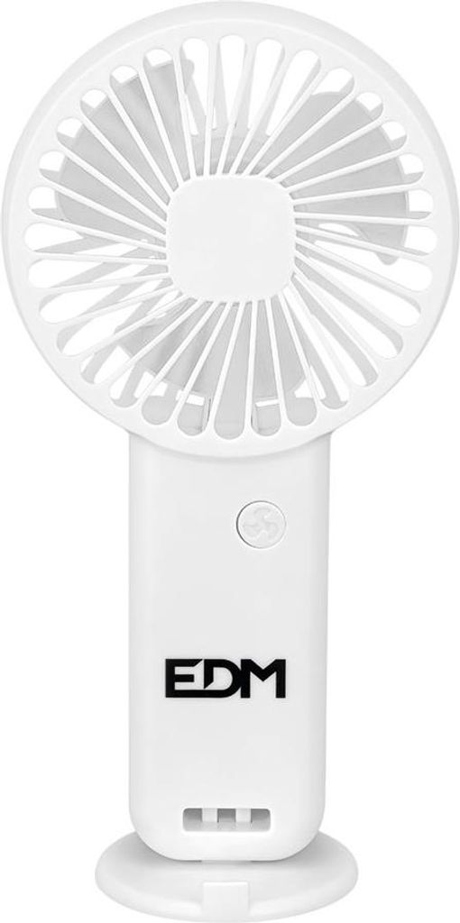 Tragbarer Ventilator mit abnehmbarer Basis und Smartphone-Halterung