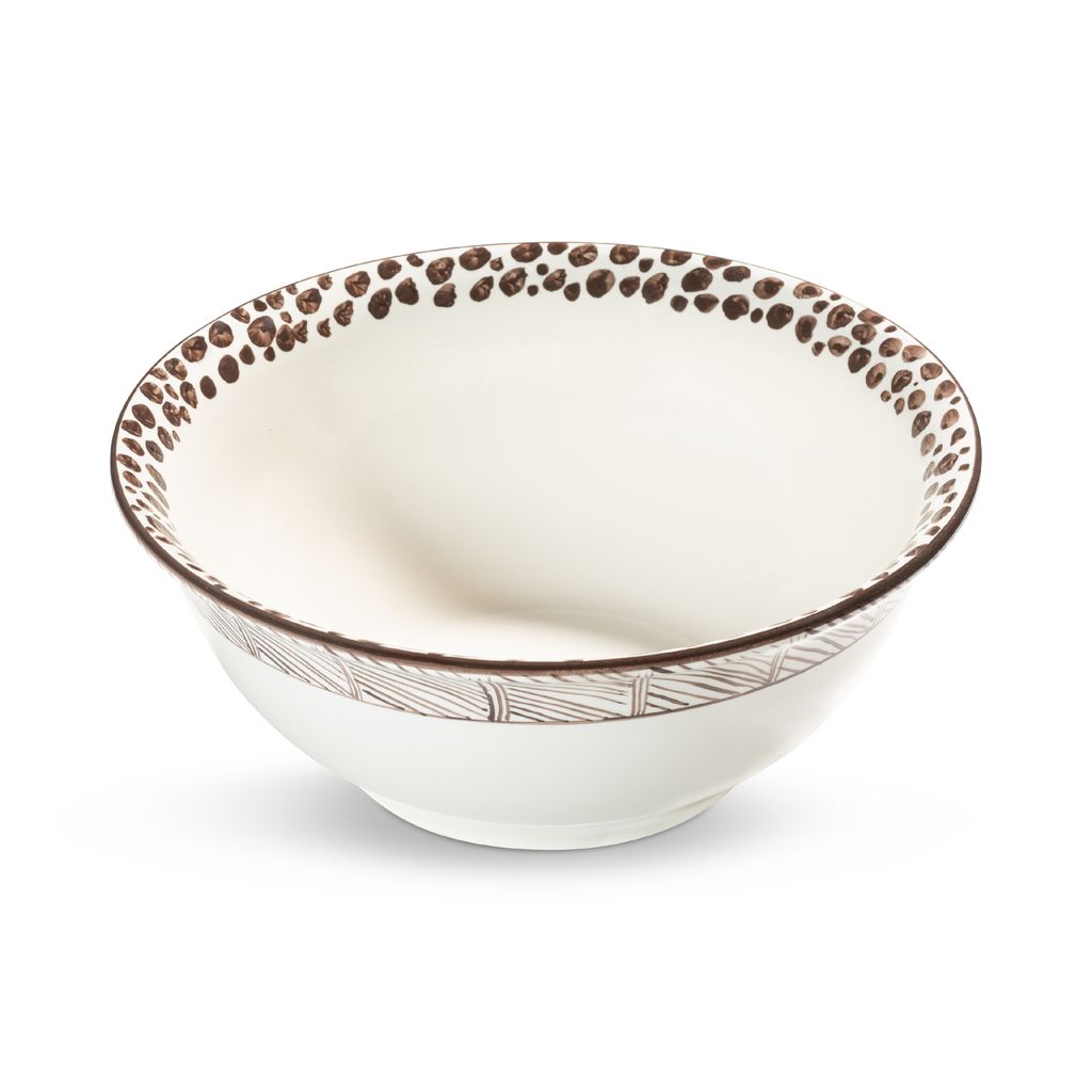 Gmundner Keramik Afrika Edition Braun, Salatschüssel (Ø 26cm)