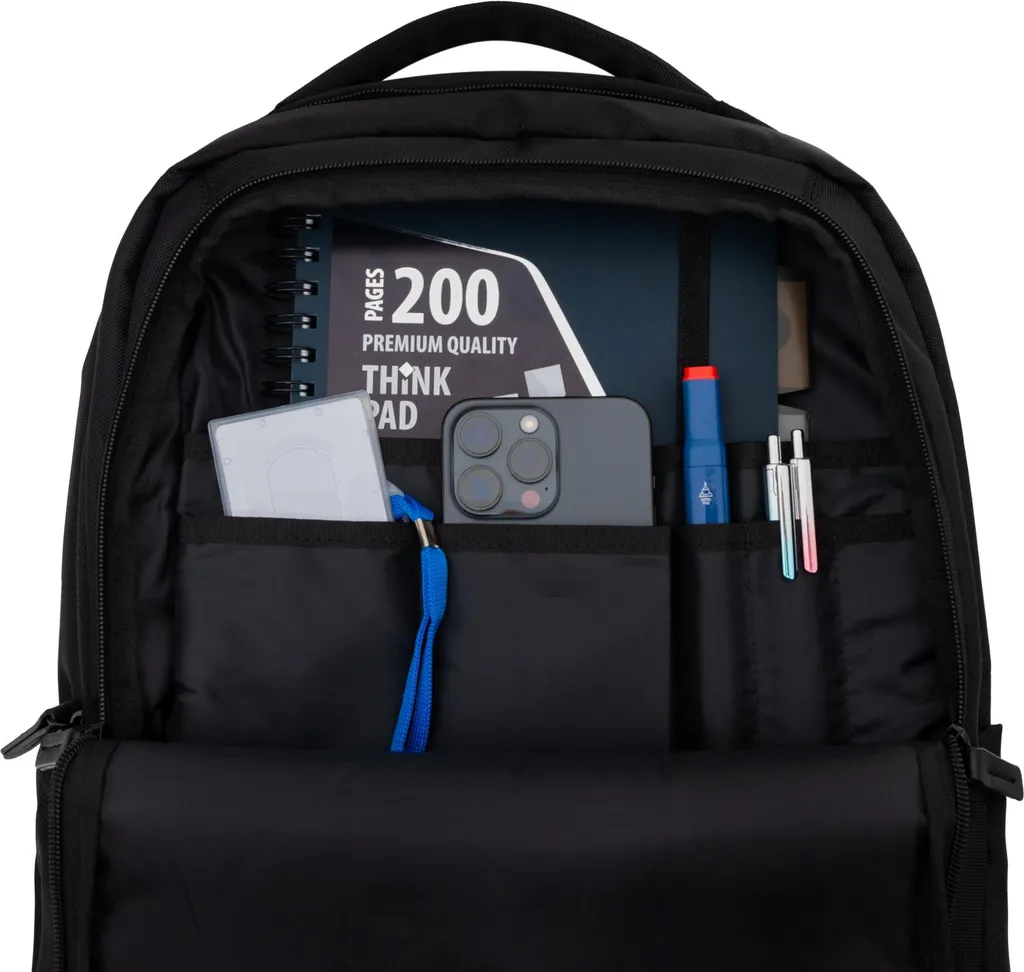 Sac à dos Astra noir ABAG - Finition premium et compartiment ordinateur - 3