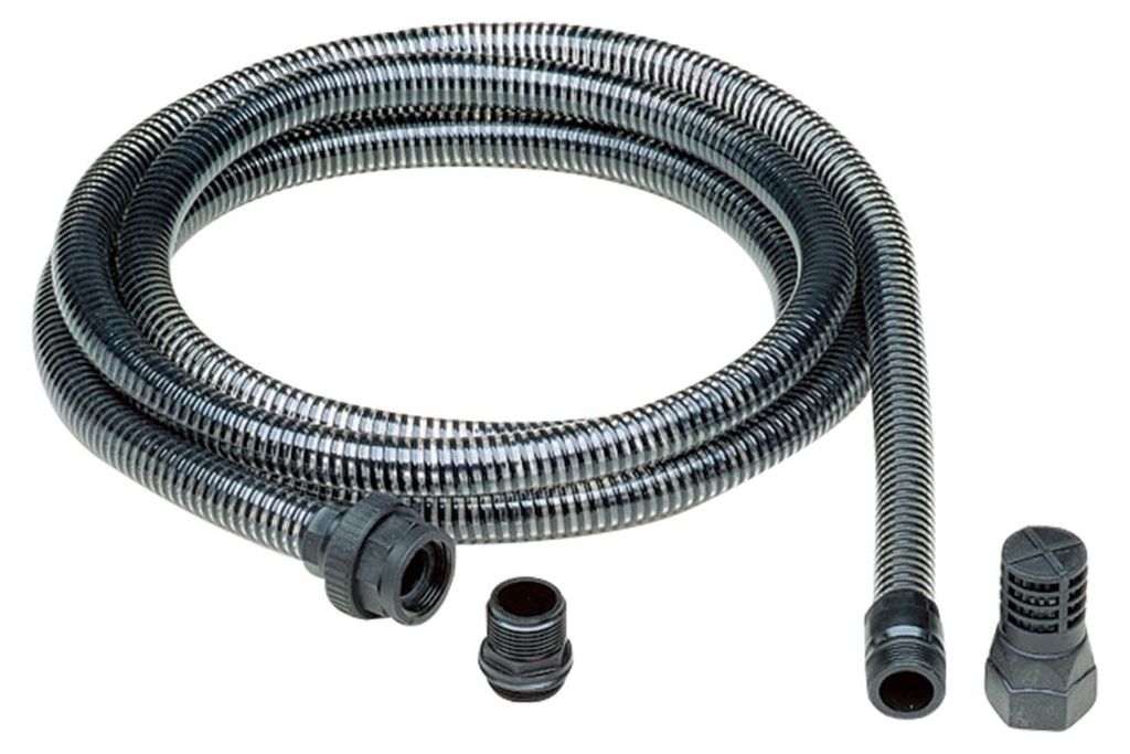 AL-KO 110005 Saugschlauch 44259 Zoll, 4 m Länge, für Gartenpumpen und Hauswasserwerke, mit Rückschlagventil