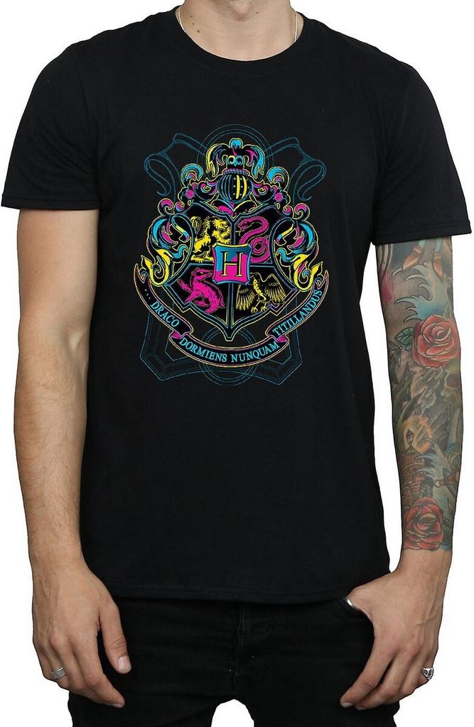 Harry Potter - T-Shirt für Herren BI1261 (M) (Schwarz) Produktbild 