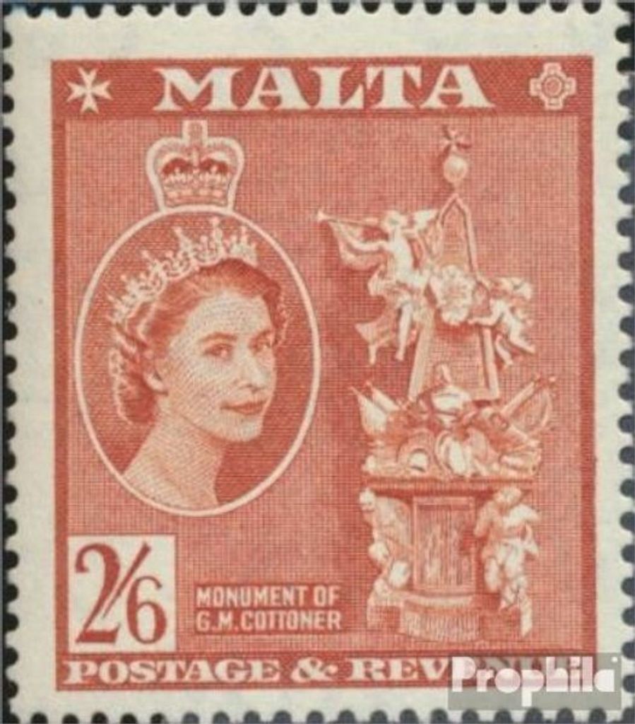 Briefmarken Malta 1956 Mi 250 postfrisch Landesmotive