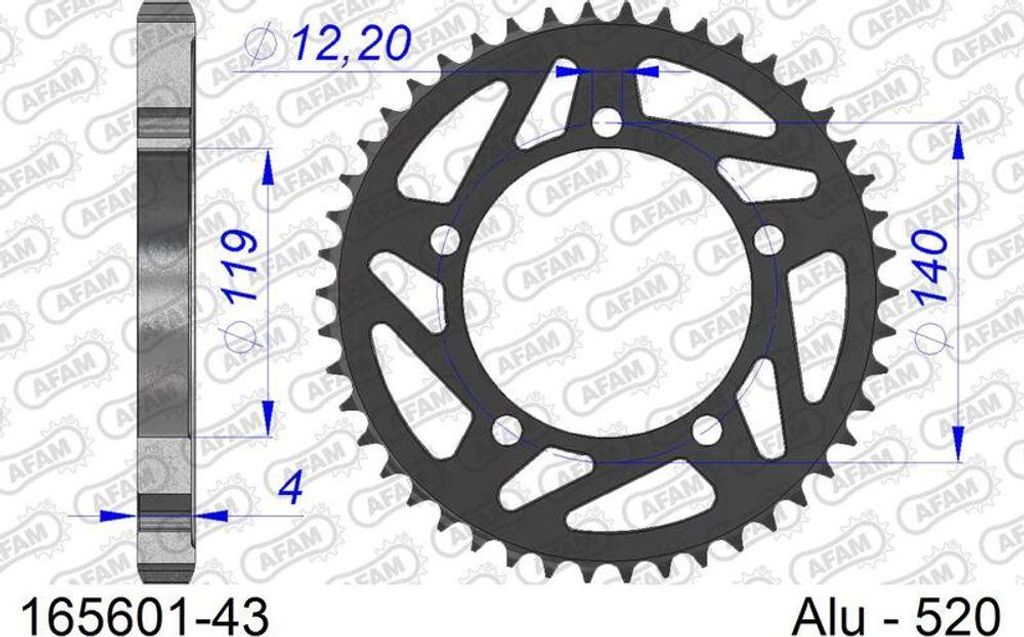 SP 1122397002 passend fuer BMW S 1000 RR Hart Eloxi