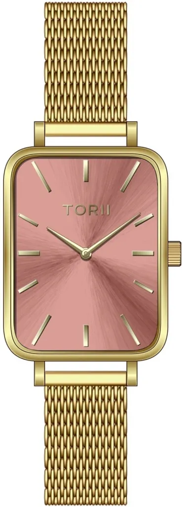 Montre-bracelet pour femme TORII G20GS.CG en acier rose classique