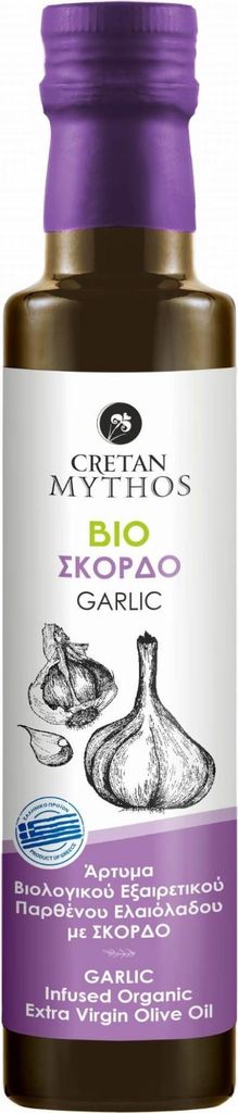 Cretan Mythos oliwa extra virgin aromatyzowana czosnkiem Zdjęcie produktu 