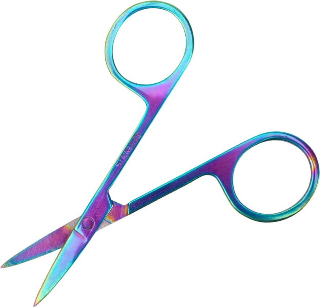 Kosmetische Hautschere für Nagelschablonen NN002 Regenbogen
