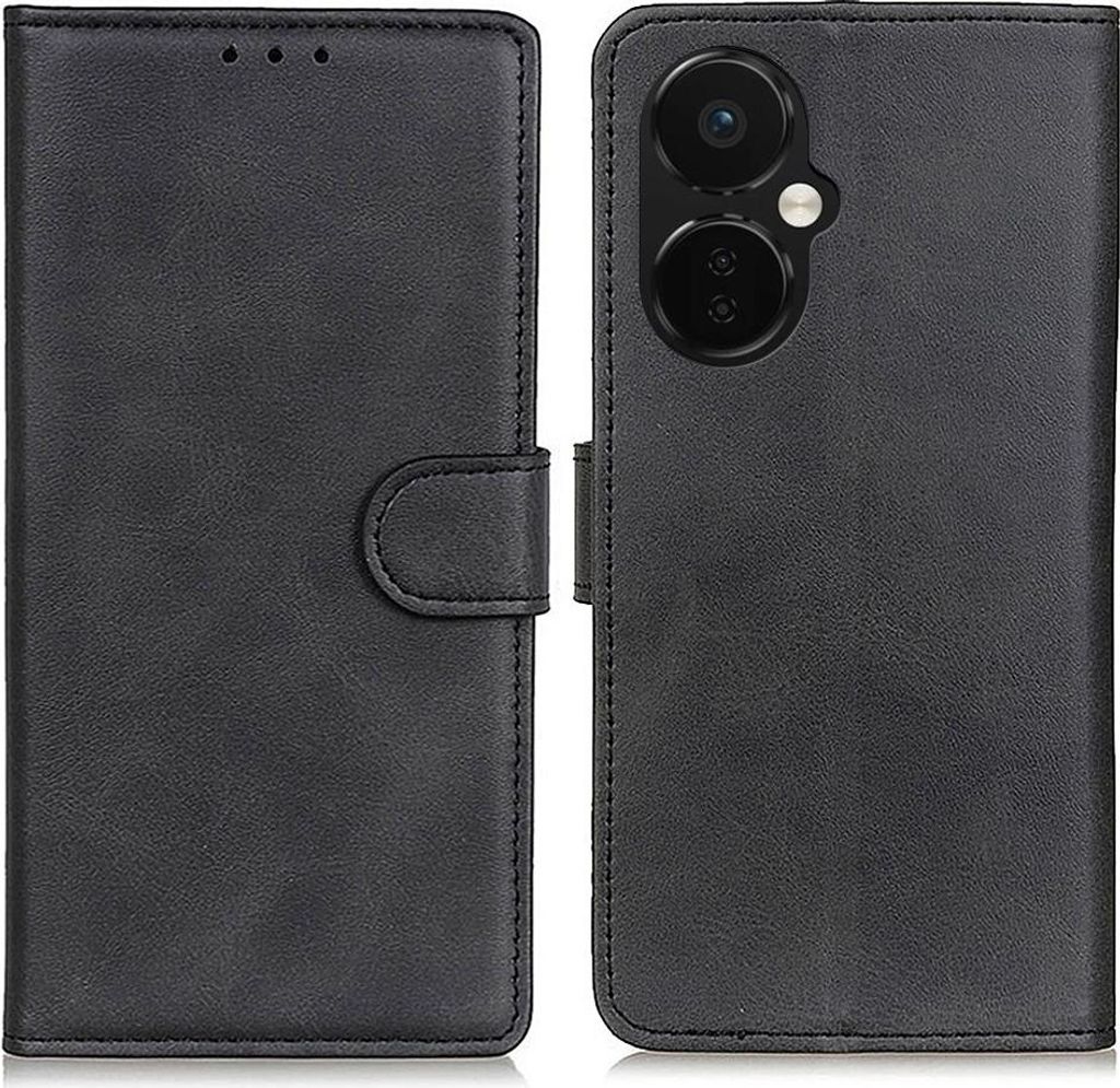 OnePlus Nord CE 3 Lite 5G Hülle - Coverup Luxus Klapphülle - Schwarz