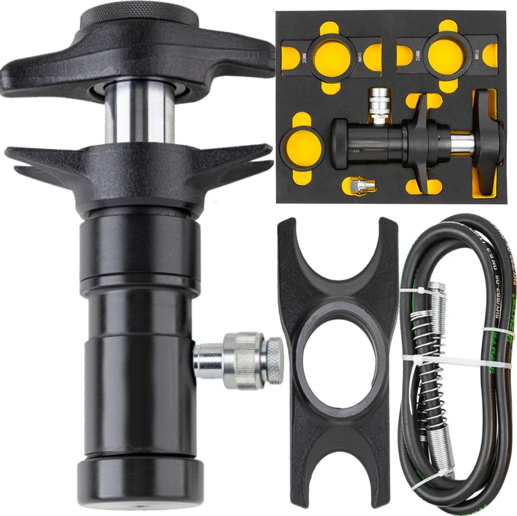 FORSAGE | Hydraulische Abziehvorrichtung, für Kugelzapfen und Gelenke 4.5T, Parallelabzieher, Lagerabzieher Set, Kfz Abzieher Werkzeug, Lagerabzieher