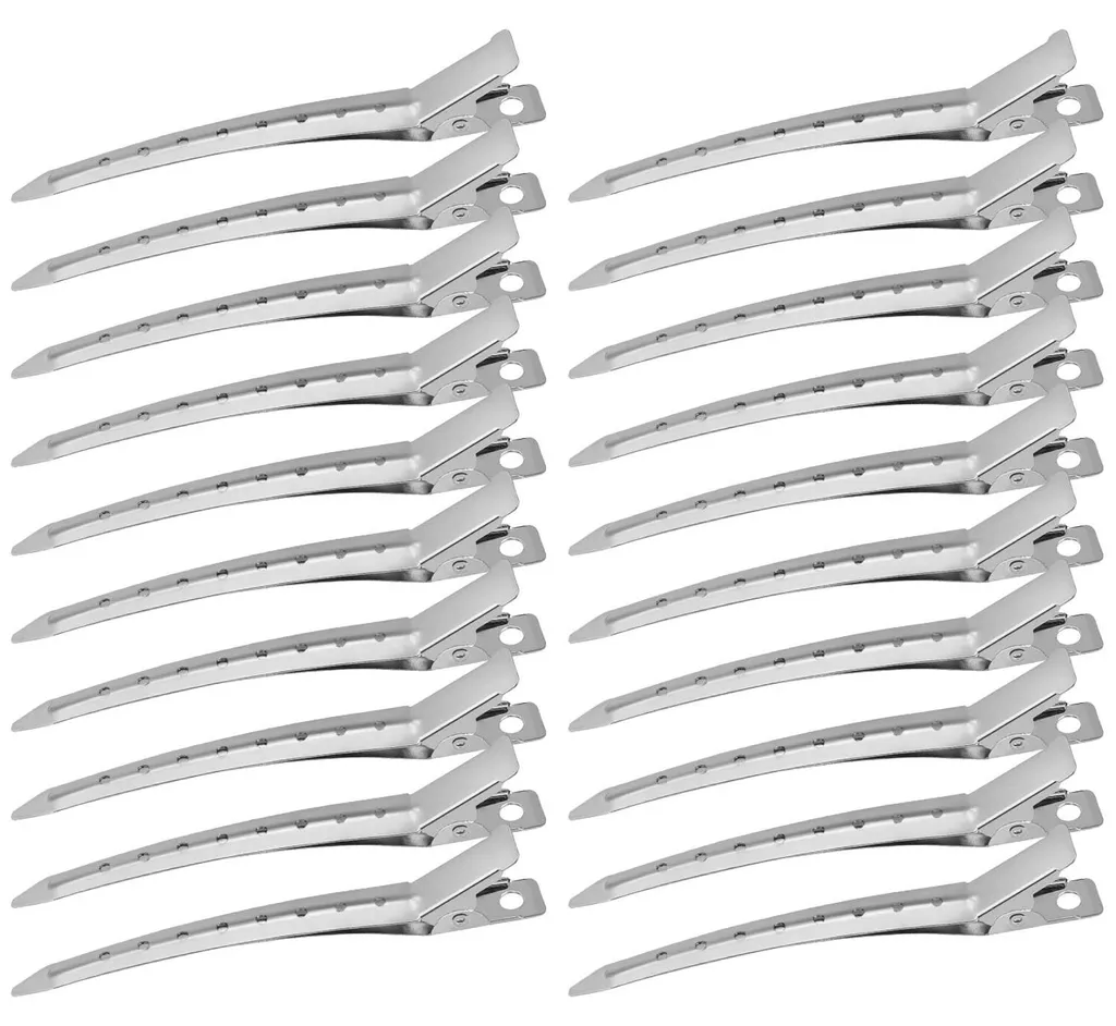 Pinces à Cheveux pour Coupe et Extensions - Set de 24 Barrettes