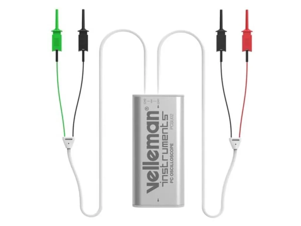 Oscilloscope PC USB 2 Voies Compact - Interface de Mesure Electronique
