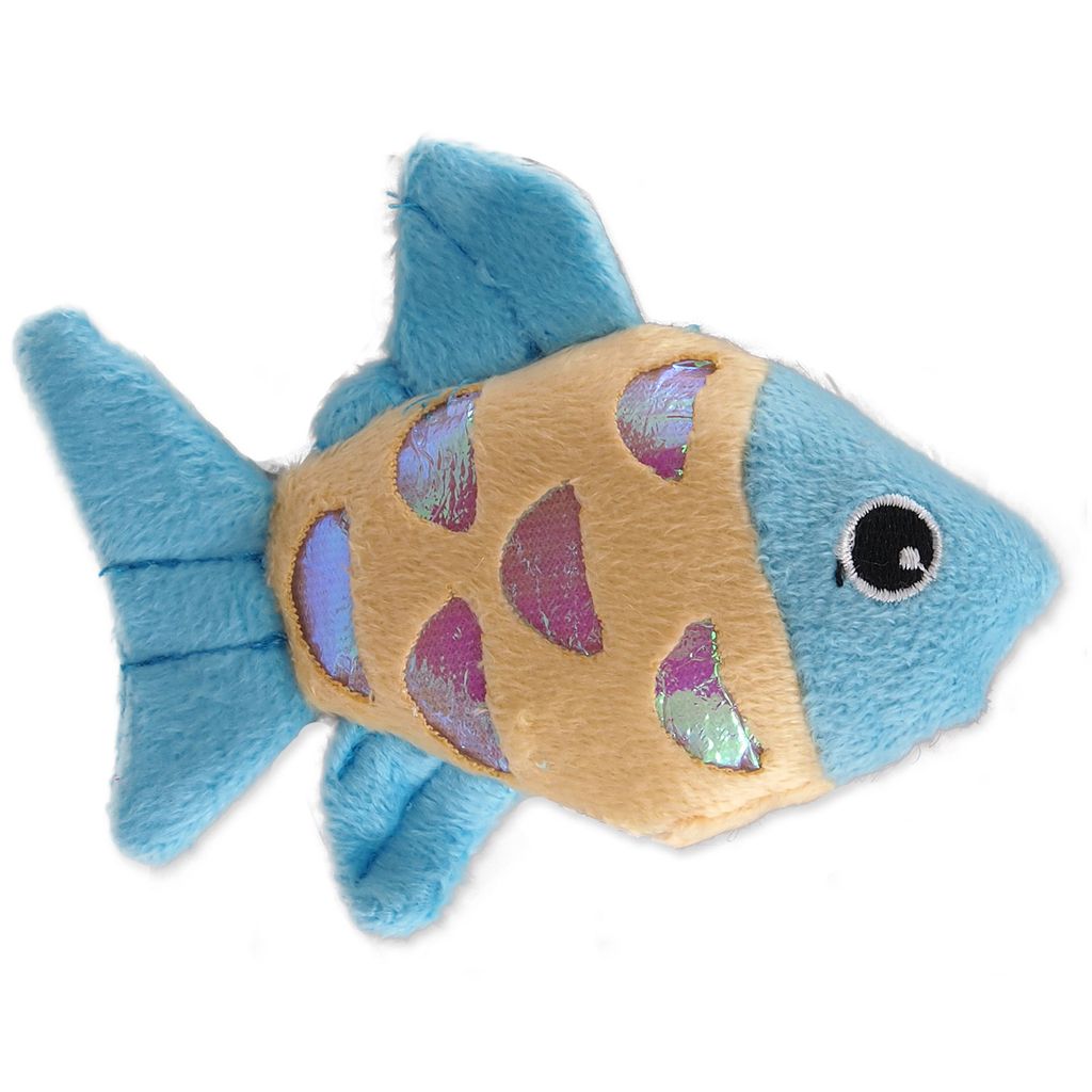 Hračka MAGIC CAT rybka plyšová s catnipem mix 10 cm 1 ks Obrázek produktu 