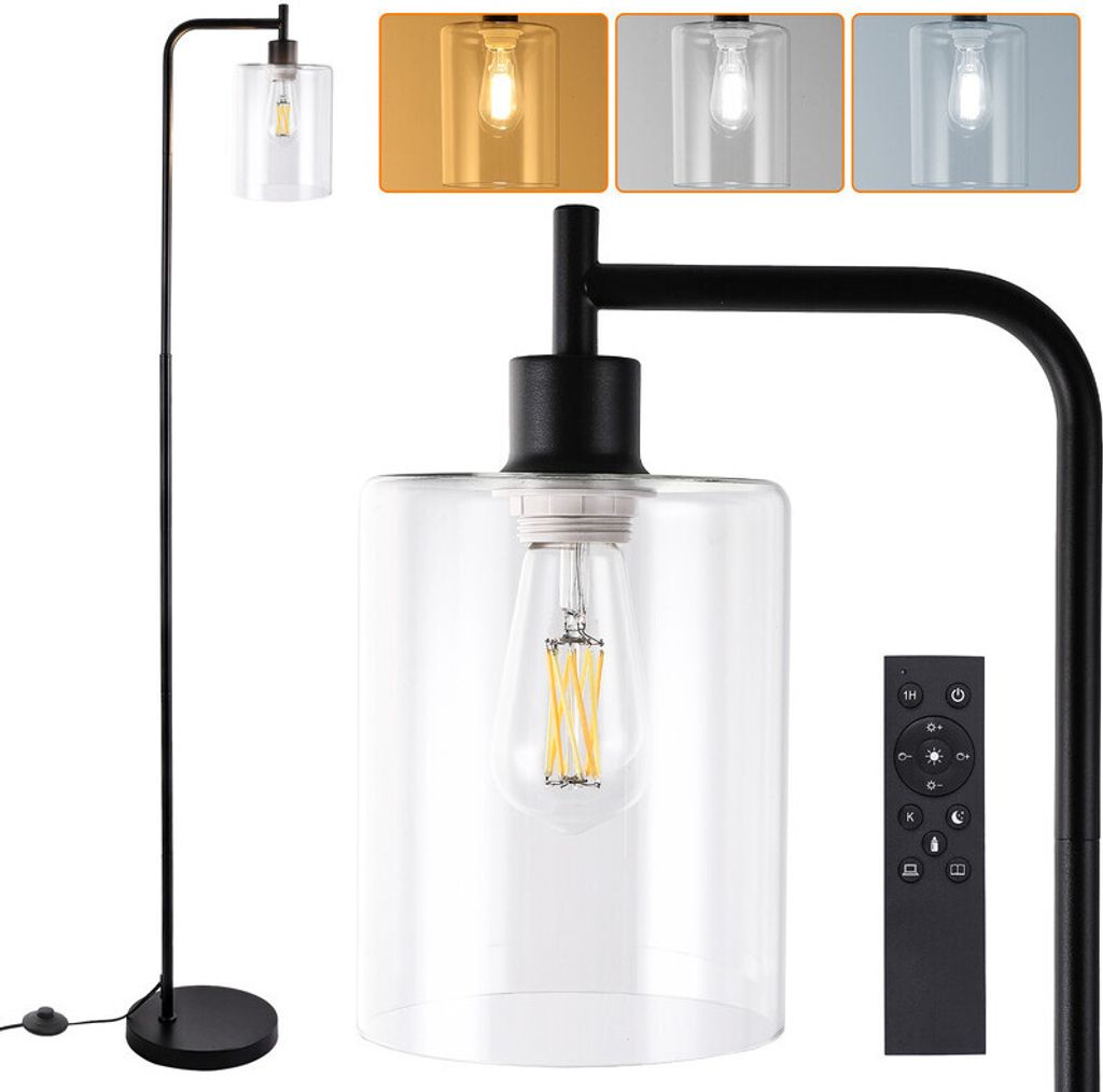 Stehlampe Wohnzimmer, Modern Industrial Stehlampe Schlafzimmer Dimmbare
