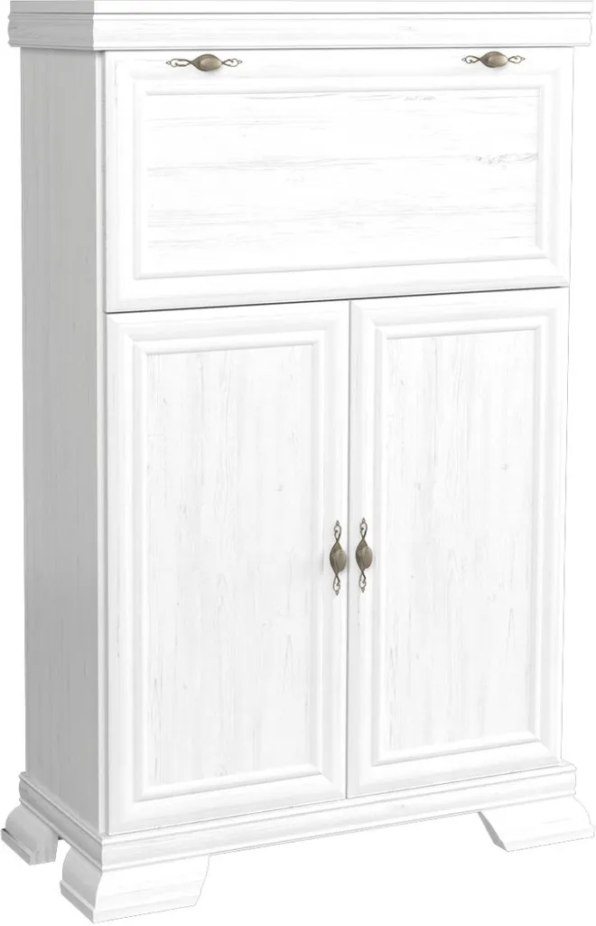 Commode Design GREGORIA Pin Andersen : Rangement et Espace Bar Inclus