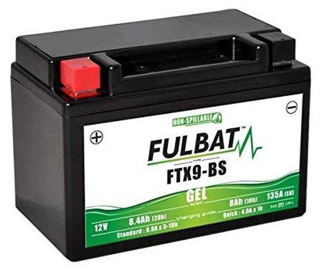 Tashima YTX9-BS Motorcycle Battery – 12V – 8Ah – Waterproof Produktbild 