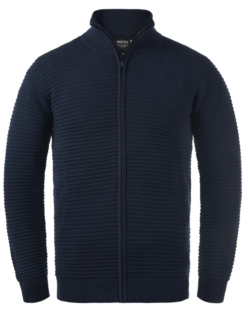 INDICODE IDArctic Herren Strickjacke Cardigan Feinstrick Produktbild 