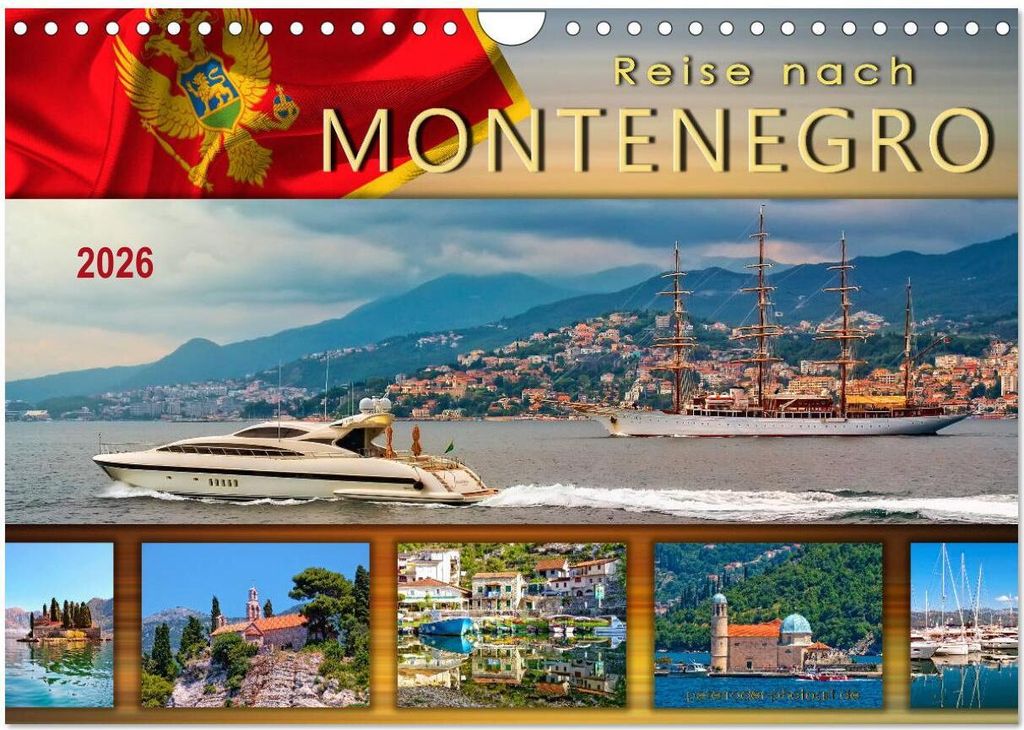 Reise nach Monte (Wandkalender 2026 DIN A4 quer), CALVENDO Monatskalender