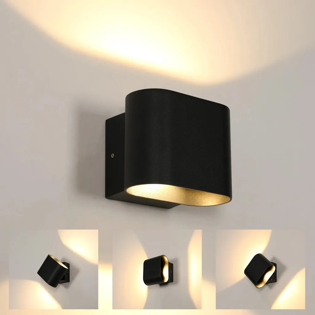 Lampe d'Extérieur LED Orientable 14W Blanc Chaud pour Façade et Jardin