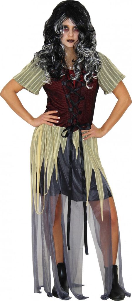 Märchen Zombie Damen Kostüm Gr. M und L, Größe:M