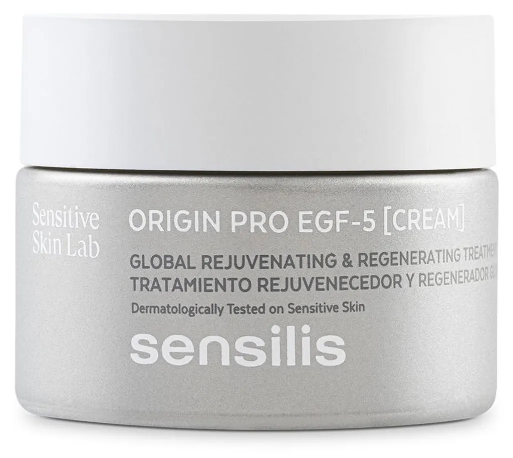 Crème Visage Anti-Âge Riche SENSILIS Origin Pro EGF-5 - Soin Fermeté