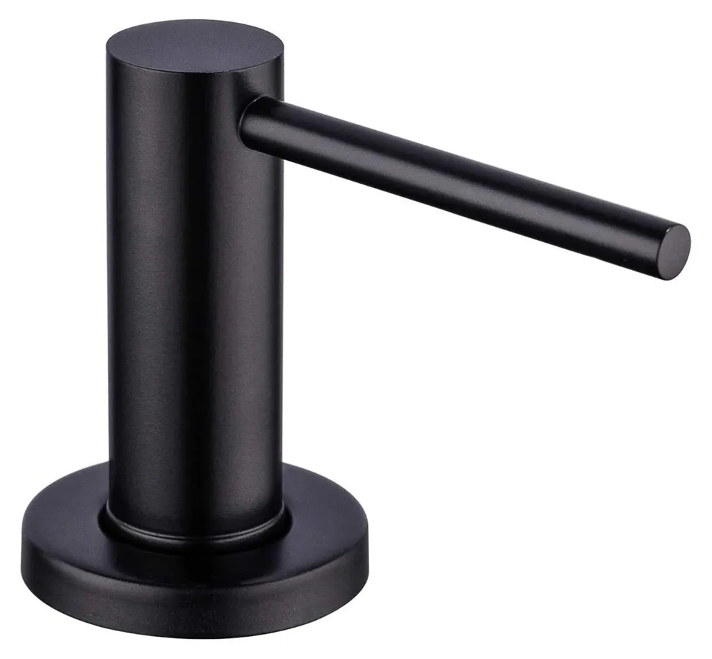 Distributeur de savon à bouton-poussoir en acier brossé ultra durable